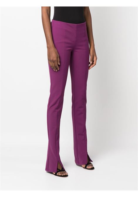 Puple torre slit-detail trousers - women MAXMARA SPORTMAX | 2321310238600004